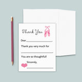 Ballet - Fill-in Thank You Notes - The Note House