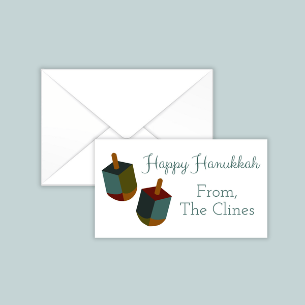 Dreidel - Personalized Gift Enclosure - The Note House