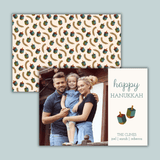 Dreidels - Personalized Photo Card - The Note House