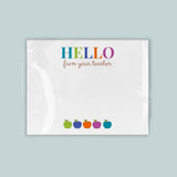 A greeting card with the text 