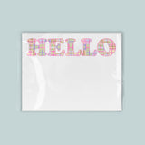 A white background with the word 