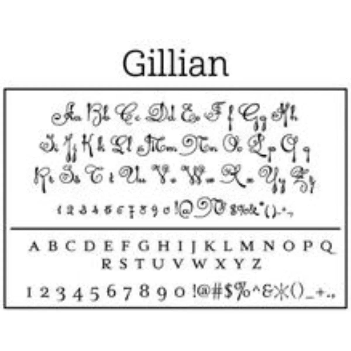Gillian - Self-Inking Stamper - The Note House