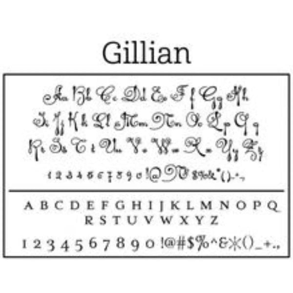 Gillian - Self-Inking Stamper - The Note House