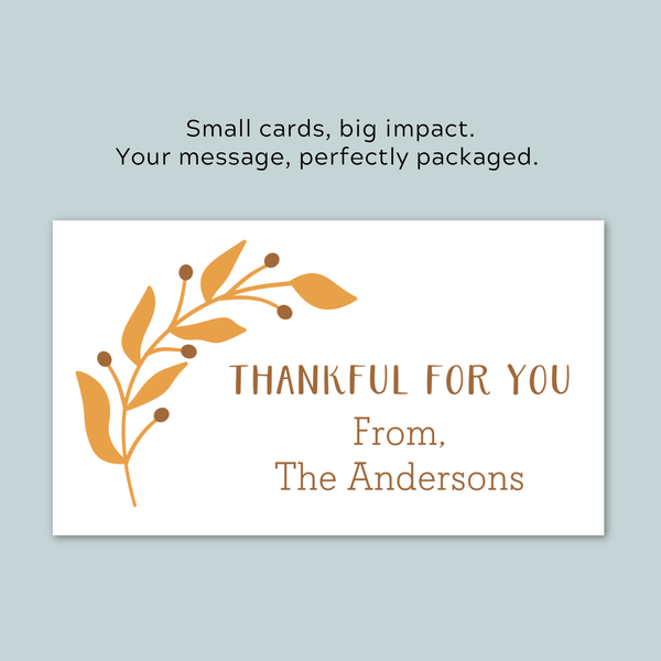 Fall Branch - Personalized Gift Enclosure - The Note House