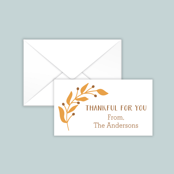 Fall Branch - Personalized Gift Enclosure - The Note House