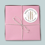 Farmhouse Kitchen - Personalized Round Gift Sticker - The Note House