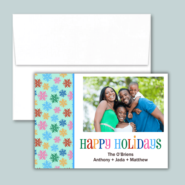 Festive Friends - Personalized Photo Card - The Note House