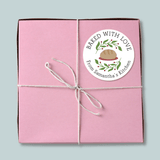 Freshly Baked Holiday Bread - Personalized Round Gift Sticker - The Note House