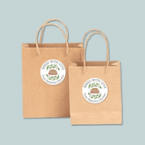 Freshly Baked Holiday Bread - Personalized Round Gift Sticker - The Note House