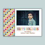 Fun Dots - Personalized Photo Card - The Note House