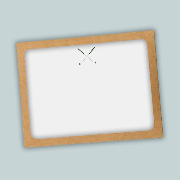 Golf (Green) - Note Cards - The Note House