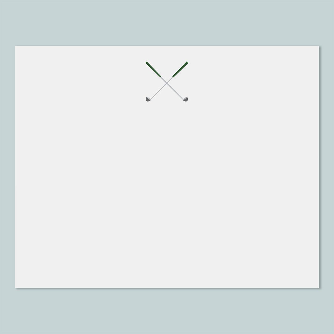 Golf (Green) - Note Cards - The Note House