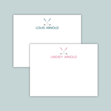 Golf - Personalized Flat Note Card - The Note House