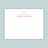 Golf - Personalized Flat Note Card - The Note House