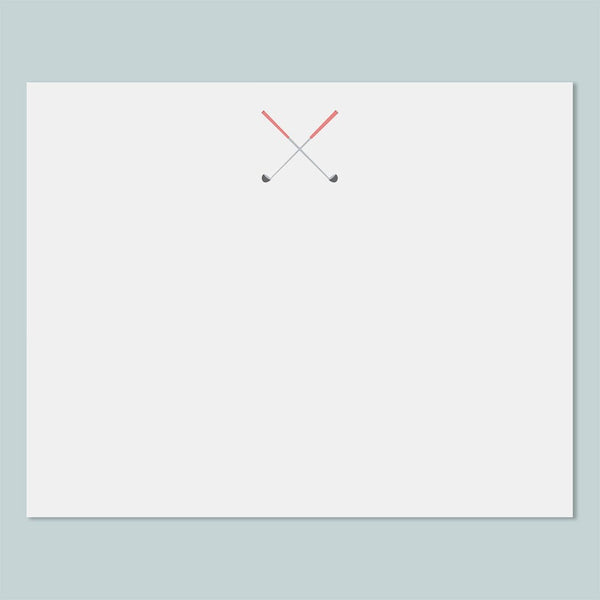 Golf (Pink) - Note Cards - The Note House