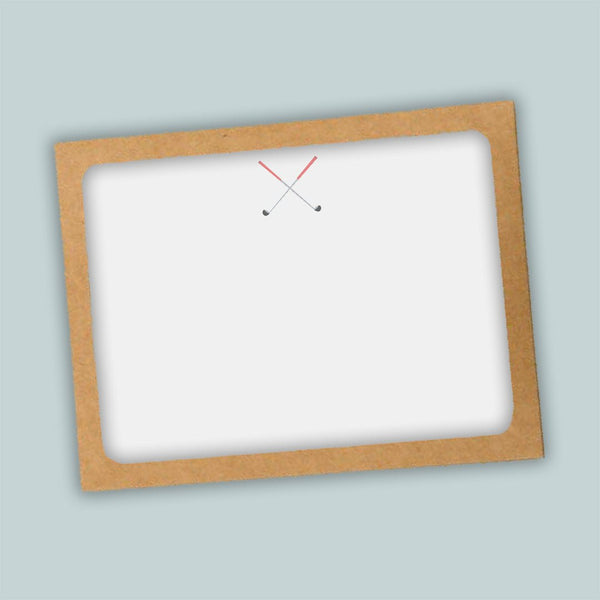 Golf (Pink) - Note Cards - The Note House