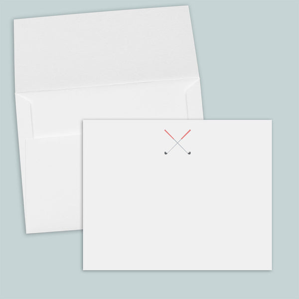 Golf (Pink) - Note Cards - The Note House