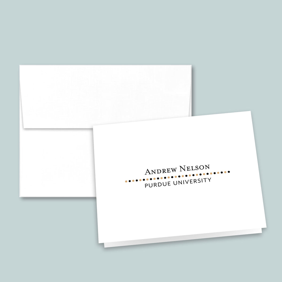 Graduation Classic -  Personalized Folded Note Card