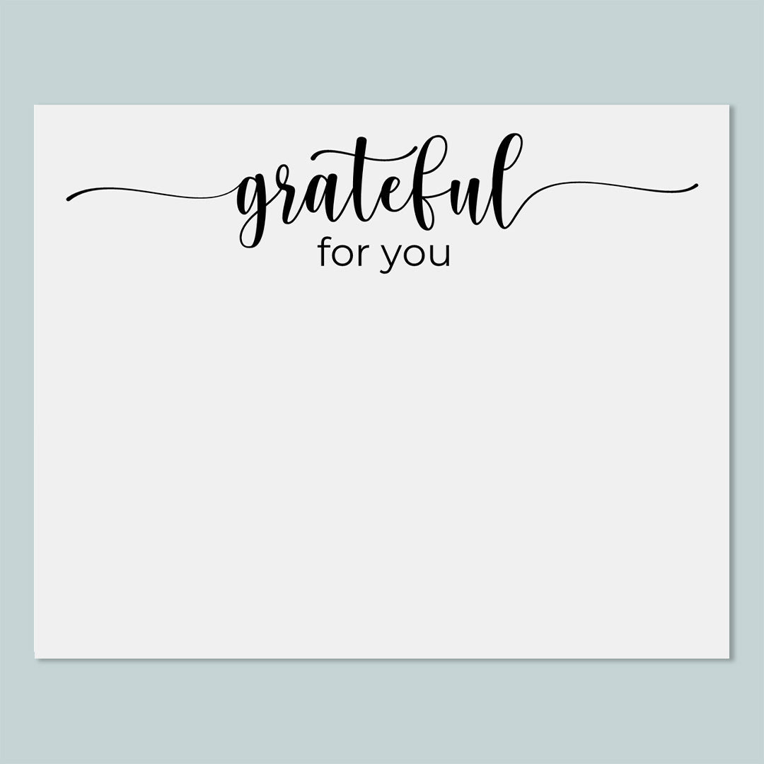 Grateful (Black) - Thank You - The Note House