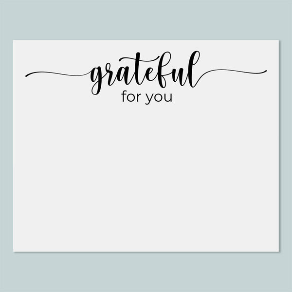 Grateful (Black) - Thank You - The Note House