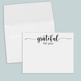 Grateful (Black) - Thank You - The Note House