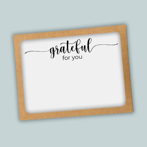 Grateful (Black) - Thank You - The Note House