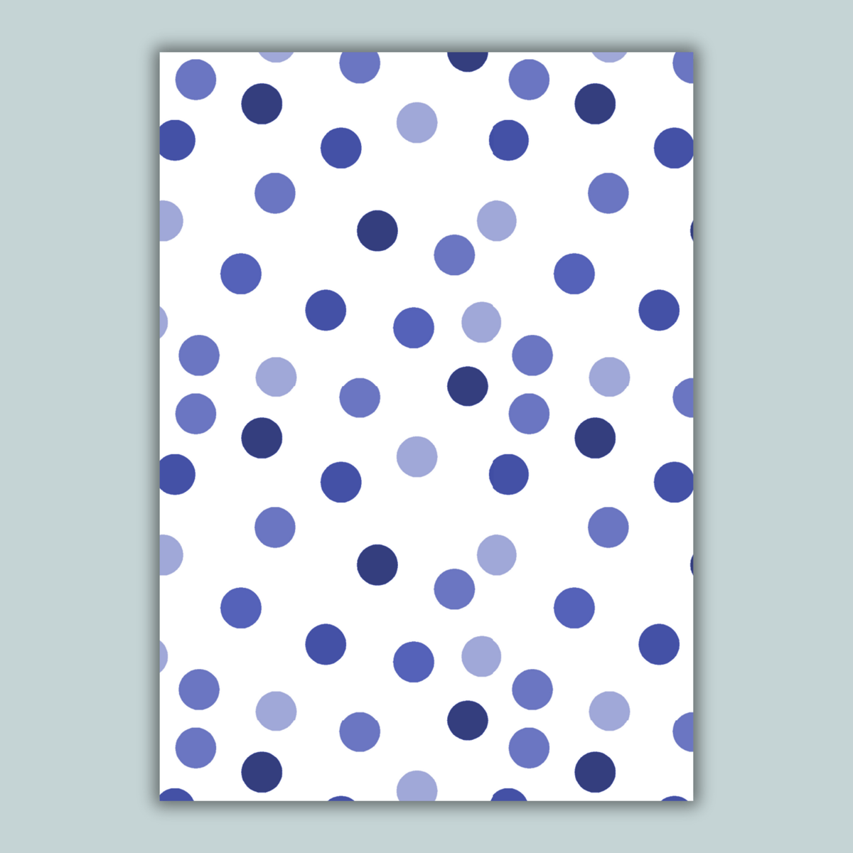 Hanukkah Dots - Personalized Photo Card - The Note House