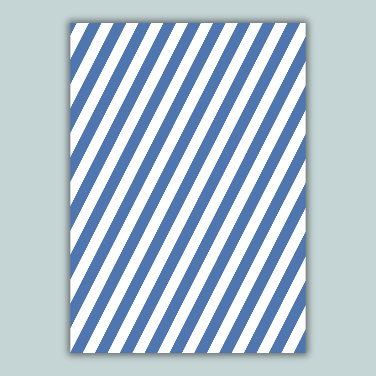 Hanukkah Stripes - Personalized Photo Card - The Note House