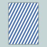 Hanukkah Stripes - Personalized Photo Card - The Note House