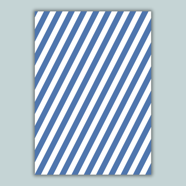 Hanukkah Stripes - Personalized Photo Card - The Note House