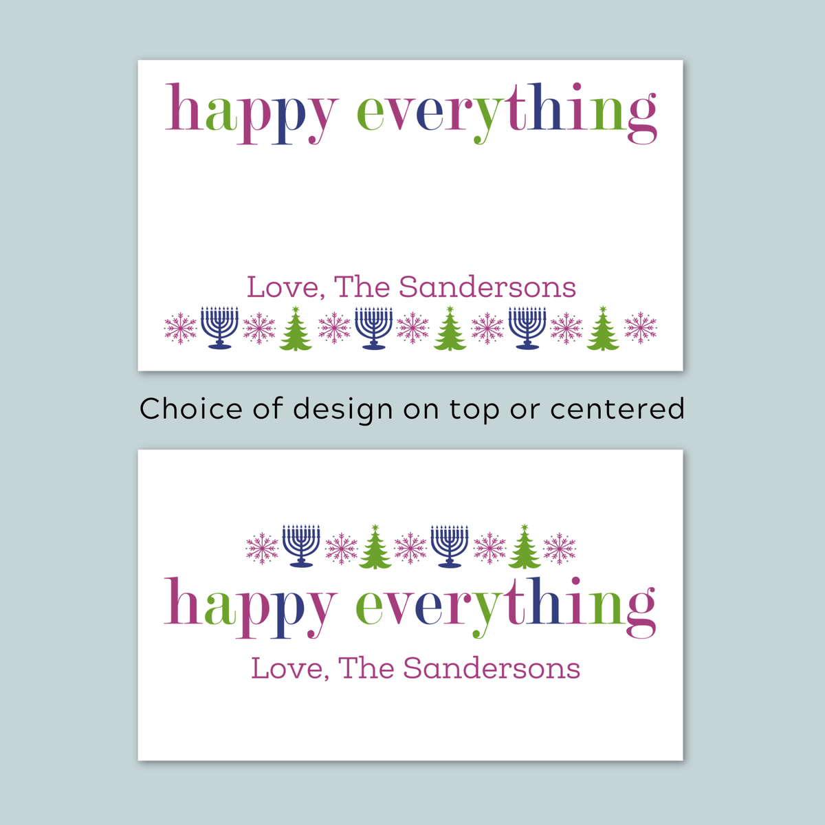 Happy Everything - Personalized Gift Enclosure - The Note House