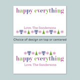 Happy Everything - Personalized Gift Enclosure - The Note House