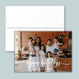 Holiday Garden - Personalized Photo Card - The Note House
