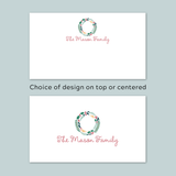 Holly Wreath - Personalized Gift Enclosure - The Note House