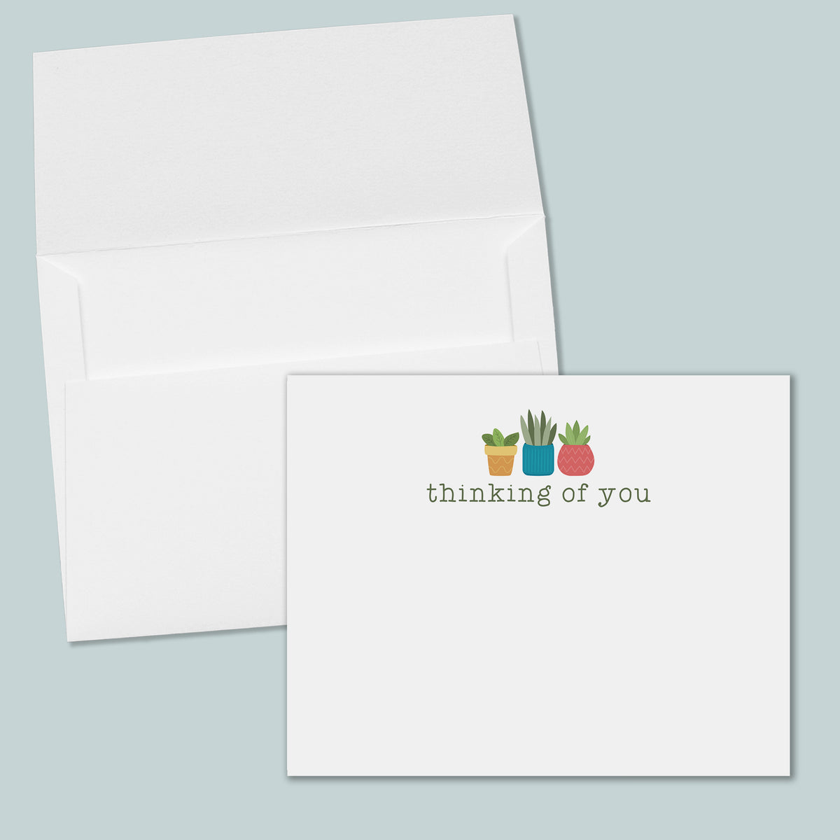 Houseplants - Flat Note Cards
