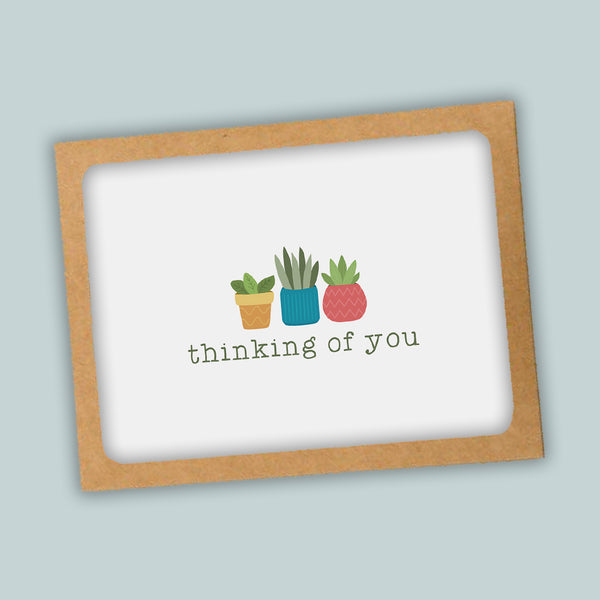 Houseplants - Folded Note Card