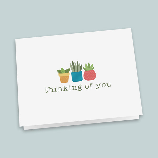 Houseplants - Folded Note Card