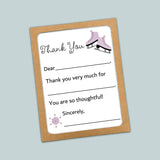 Ice Skating - Fill - in Thank You Notes - The Note House