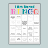 I'm Bored Bingo for Kids - Printable Instant Download - The Note House