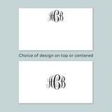 Interlocking Monogram - Personalized Gift Enclosure - The Note House