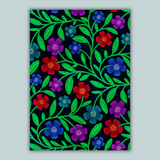 Jeweled Floral - Personalized Photo Card - The Note House