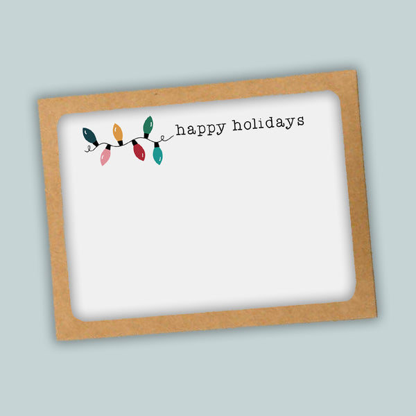 Lights - Flat Note Cards