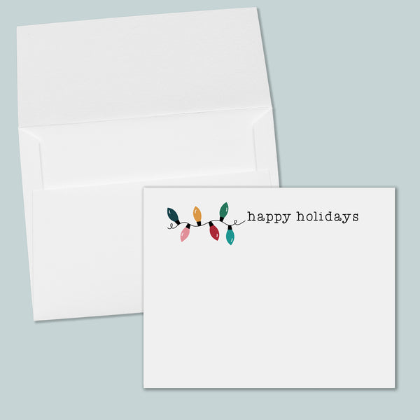 Lights - Flat Note Cards