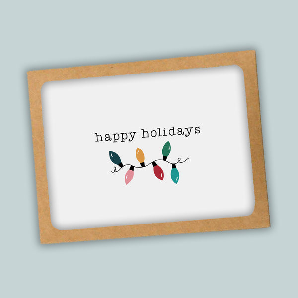 Lights - Folded Note Card