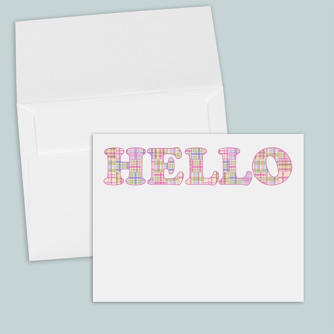Madras Pink - Note Cards - The Note House