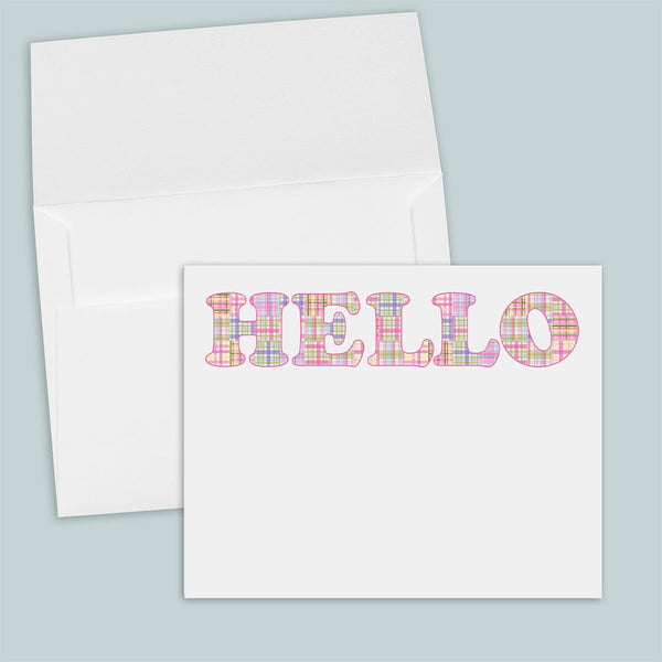 Madras Pink - Note Cards - The Note House