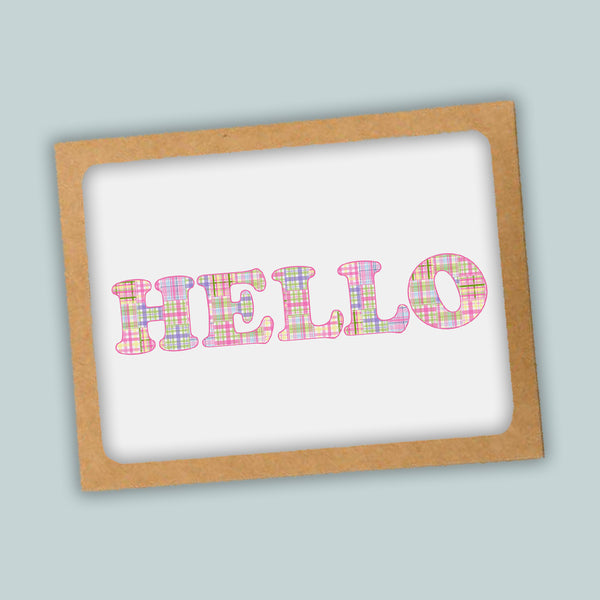 Madras Pink - Folded Note Cards