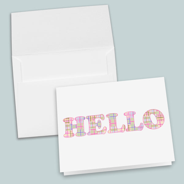 Madras Pink - Folded Note Cards