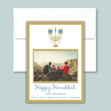 Menorah - Personalized Photo Card - The Note House