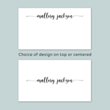 Modern Calligraphy Script - Personalized Gift Enclosure - The Note House